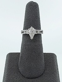 1.06ct GIA J/IF Pear Shape Diamond Engagement Ring