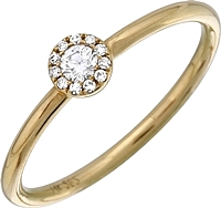 14k Yellow Gold Diamond Ring