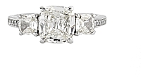 1.56ct EGL J/VVS1 Cushion Diamond Engagement Ring