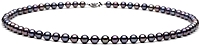 18-inch 6.0-7.0mm Black Freshwater Pearl Necklace