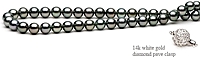18-inch Tahitian Pearl Necklace 8.0-9.0mm