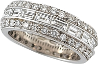 18k White Gold Diamond Eternity Ring