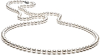 36-inch 6.0-7.0mm White Freshwater Pearl Necklace