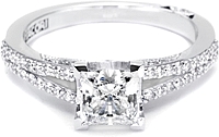 .50ct Princess GIA F/VS2 Tacori Engagement Ring