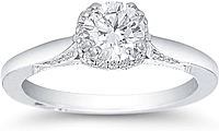 .50ct Round Brilliant GIA G/SI12 Tacori Engagement Ring