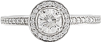 .53ct GIA J/SI1 Round Brilliant cut Diamond Engagement Ring 