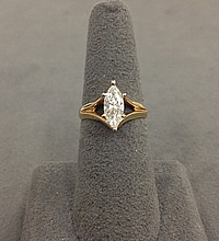 .84ct Marquise H/SI2 Diamond Engagement Ring
