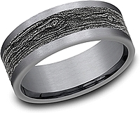 Benchmark Tantalum 8mm Men's Wedding Band