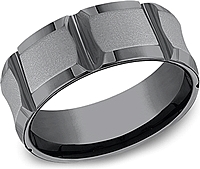 Benchmark Tantalum Men's Wedding Band