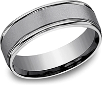 Benchmark Tantalum Men's Wedding Band
