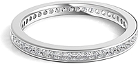 Channel Set Princess Cut Diamond Eternity Ring 1.00ct tw