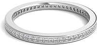 Channel Set Princess Cut Diamond Eternity Ring .50ct tw