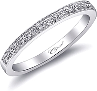 Coast Diamond Pave Diamond Wedding Band