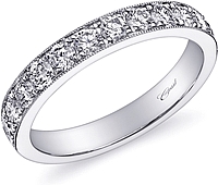 Coast Diamond Pave Diamond Wedding Band