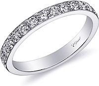 Coast Diamond Pave Diamond Wedding Band