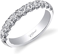 Coast Diamond Pave Diamond Wedding Band