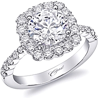 Coast Halo Diamond Engagement Ring