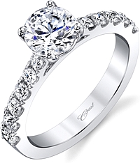 Coast Prong Set Diamond Engagement Ring
