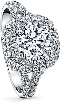 Coast Split Shank Diamond Engagement Ring