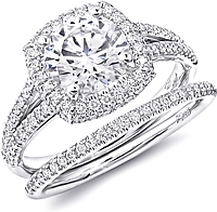 Coast Split Shank Diamond Engagement Ring