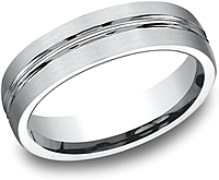 Comfort Fit Satin Finish Wedding Band-6mm