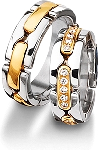 Furrer Jacot 'Sculptures' Men' Wedding Band