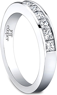 Jeff Cooper Engagement Classics Collection Channel Set Wedding Band