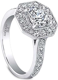 Jeff Cooper 'Helena' Diamond Engagement Ring