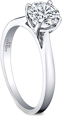 Jeff Cooper Solitaire Diamond Engagement Ring