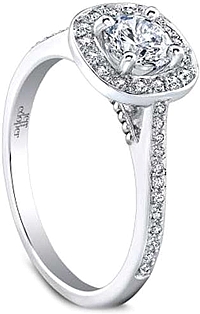 Jeff Cooper 'Twyla' Pave Diamond Engagement Ring