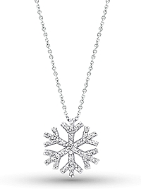 KC Designs 14K White Gold Diamond Snowflake