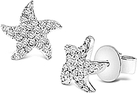 KC Designs Diamond Starfish Earrings