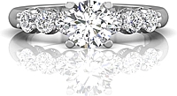 Martin Flyer Prong Set Diamond Engagement Ring