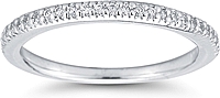 Pave Diamond Wedding Ring