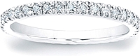 Pave-Set Round Brilliant Diamond Eternity Band