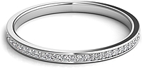 Petite Channel-Set Diamond Wedding Band