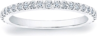 Prong-Set Diamond Wedding Band- .45ct tw