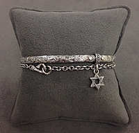 Scott Kay Sterling Silver Jewish Star Cuff