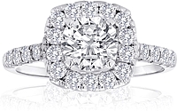 Signature Pave Diamond Engagement Ring