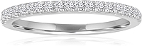 Signature Pave Diamond Wedding Band