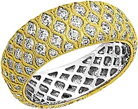 Simon G 18k Yellow Gold Diamond Ring- 2.05ct TW
