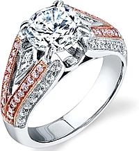 Simon G Split Shank California Dreaming Diamond Engagement Ring