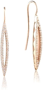 Tacori 18k Rose Gold Diamond Marquise Earrings