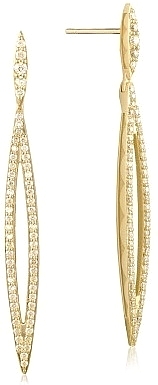 Tacori 18k Yellow Gold Marquise Drop Earrings