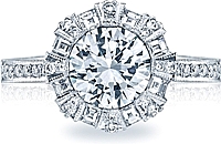 Tacori Bezel Set Diamond Engagement Ring