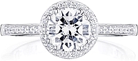 Tacori Coastal Crescent Diamond Engagement Ring