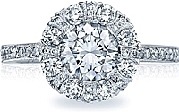 Tacori Floral Diamond Engagement Ring