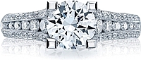 Tacori Graduated Channel-Set Diamond Engagement Ring