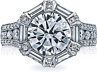 Tacori 'King' RoyalT Diamond Engagement Ring