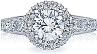Tacori Pave Diamond Engagement Ring